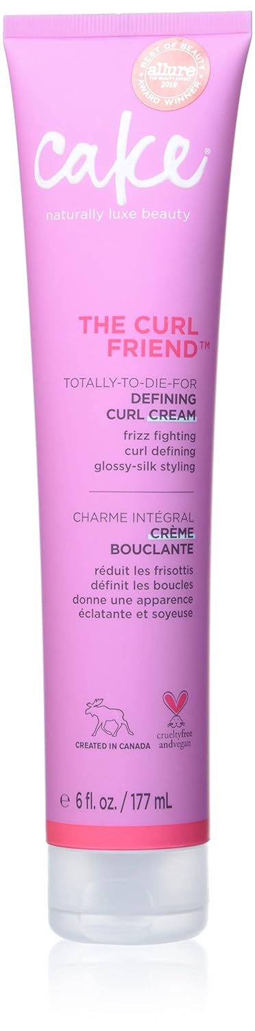 Cake Beauty Curl Friend Defining Curl Cream - Bounce Curly Hair Styling Product  Anti Frizz Control Heat Protectant for Hair Detangler – Cruelty Free  Vegan